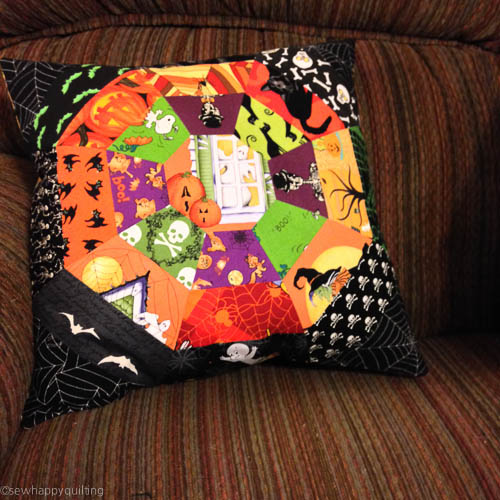 Finished pillow -front view